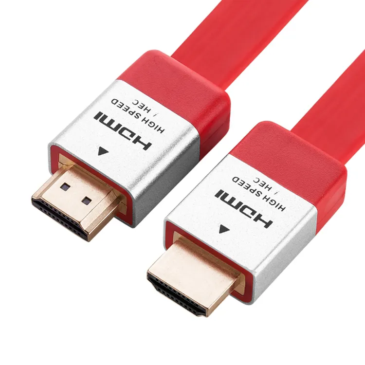 Vnew best seller colorful hdmi cable 4k High speed Ethernet 4K 3D 60HZ 1080P/2160P flat hdmi cable for TV