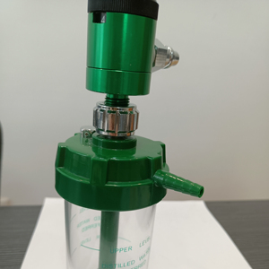 0-15LPM 壁掛け式クリック式酸素流量計（DIN規格、医療用酸素呼吸用） - Product Image 3