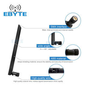 Antenne GPRS Ebyte TXGN-JKD-20 à transmission stable, gain élevé 3dBi, connecteur SMA-J, antenne GSM WiFi - Product Image 5
