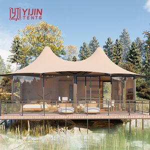 <span class=keywords><strong>Tente</strong></span> de <span class=keywords><strong>chalet</strong></span> de glamping tropical de luxe <span class=keywords><strong>Tente</strong></span> d'événement de haute esthétique - Product Image 4
