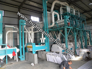 50ตันต่อวันโรงงานแป้งแผ่นเหล็กก่อสร้างMoageira De Milho - Product Image 3