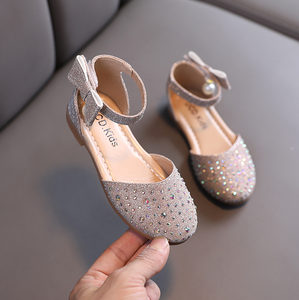 New Arrivals Princess <b>Shoes</b> <b>Soft</b> Sole Bling Sandals for Children Little Girl Crystal <b>Shoes</b> Summer - Product Image 2