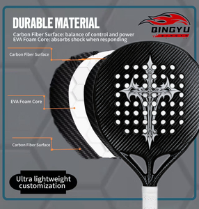 <span class=keywords><strong>Raqueta</strong></span> de Pádel Qingyu Sport 2026 OEM/ODM, Diseño Personalizado, Fabricación de Alta Calidad, Portátil, de Fibra de Carbono Diamante 3k 12k 18k - Product Image 5