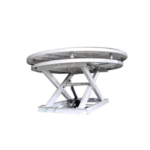 Tùy chỉnh thép Palăng xích xe xoay nền tảng 360 độ hiển thị nhà để xe bàn xoay giai đoạn nâng với 1 tấn khả năng chịu tải - Product Image 1