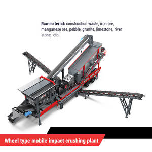 Trituradora de Impacto Móvil de Tipo Neumático de Alta Resistencia para Planta de Trituración de Granito - Product Image 3