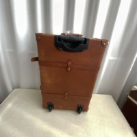 Maleta de Viaje Ligera con Ruedas Giratorias para PC, con Candado, Logotipo Personalizado, Carcasa Rígida de Cuero Patentado, Cierre de Cremallera, Unisex