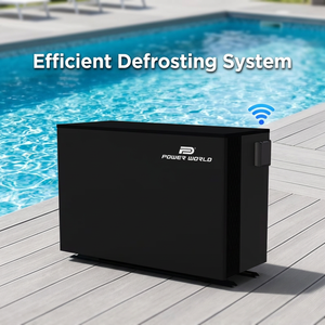 <span class=keywords><strong>POWERWORLD</strong></span> Bomba de Calor de Aire para Piscina con Control WiFi a Bajo Precio, sin Tanque, con Carcasa de Acero Inoxidable - Product Image 1