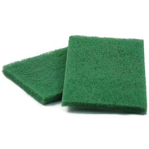 Taches de graisse pour la cuisine, exfoliant, éponge en fibre de nylon, tampons à récurer verts - Product Image 5