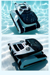 Robot Limpiador de Fondo de Piscina Automático de Alta Calidad, Aspiradora Inalámbrica Inteligente con Succión de Plástico, SHARK Inteligente - Product Image 5