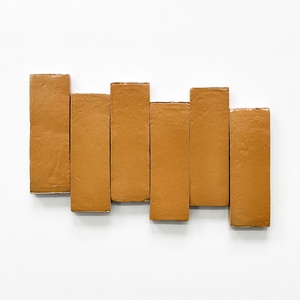Marocain Rétro Orange Carreaux Muraux Artisanaux Brique Traditionnelle de Luxe pour <span class=keywords><strong>Cuisine</strong></span> Firebrick Chambre Salon Intérieur - Product Image 4