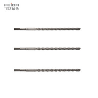 Marteaux perforateurs électriques FEIDA à 4 flûtes de type croisé, foret SDS Plus pour murs en béton armé