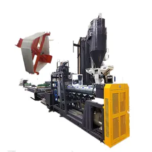 PET plastic filament extruding machine / broom making machine