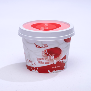Caja contenedora de vaso desechable de plástico PP personalizado de 10ml-3000ml Yogurt congelado de leche de oveja Gelato Cup - Product Image 3