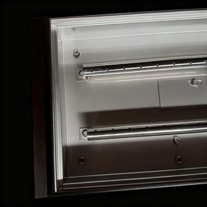 62 CM Edelstahl Rechteckiges Gas-Feuerstellen-Brennersystem für Outdoor-Feuertische - Product Image 4