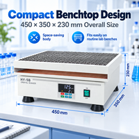 Agitateur orbital de laboratoire Cenlee 60 W, 0 à 300 tr/min, contrôle numérique, mélange fiable pour les laboratoires de recherche en biotechnologie et en chimie