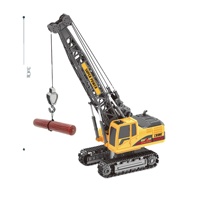 8CH 2,4G Outdoor Boys' Strongest Alloy Juguete de grúa para niños RC Modelos de grúa RC Crane Toy