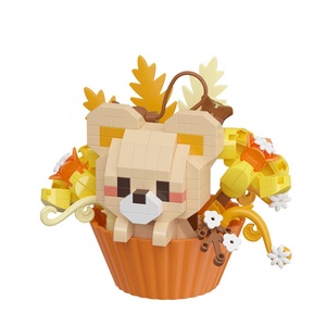 Serie de Animales de Postre: Lindos Zorros, Pandas y Beagles de la Serie de Animales, Juguetes DIY de Micro Bloques de Construcción, Material ABS, Venta al por Mayor - Product Image 4