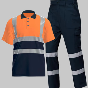 <span class=keywords><strong>Polo</strong></span> d'été léger et réfléchissant à séchage rapide Vêtements de sécurité à manches courtes respirants pour les mécaniciens et les travailleurs de l'industrie - Product Image 1