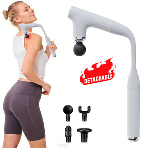 <span class=keywords><strong>Pistolet</strong></span> de <span class=keywords><strong>massage</strong></span> sans fil 3-en-1 détachable OEM sans balais, amplitude 7 mm, pour soulagement des douleurs musculaires du cou, des épaules et du dos - Product Image 1