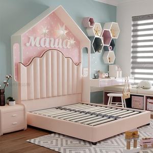 NOVA Beautiful Dream Rose Chambre Ensemble Haute Qualité Fille 12 Ans Enfants Lits En Bois Enfants Château Lit - Product Image 4