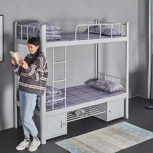 Lit superposé double en métal Kening 2020 avec escalier et armoire de rangement pour dortoir - Product Image 2