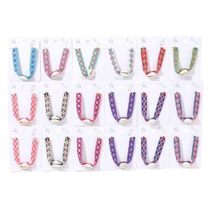 Angelina Braided <b>Bracelet</b> With Seashells 12Pcs Colorful Geometric Pattern Women's Bohemia Fashion Jewelry Gift - Product Image 4