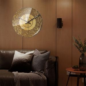 3D Acrylic Luxury Crystal Transparent Panel Wall <b>Clock</b> Living Room Dining Room Ramadan Decoration Simple Fashion Art Wall <b>Clock</b> - Product Image 3