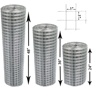 Cheap <strong>Electro</strong>-Welded <strong>Square</strong> Hole <strong>Mesh</strong> Roll Fencing Galvanized Steel &amp; Iron Wire for Rabbit Cages Welding <strong>Mesh</strong> - Product Image 3