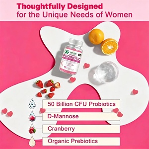 Gomitas Probióticas para Mujeres, 60 Unidades, 50 <span class=keywords><strong>Mil</strong></span> <span class=keywords><strong>Millones</strong></span> de UFC, <span class=keywords><strong>Diez</strong></span> Cepas, Mezcla de Arándanos, Suplemento para el Cuidado de la Salud, OEM ODM - Product Image 5