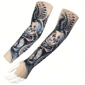 Mangas de Protección Solar de Plástico Personalizadas con Protección UV <span class=keywords><strong>para</strong></span> Brazos/Piernas Completas, de Seda Helada, con Características de Absorción de Sudor y Secado Rápido - Product Image 6