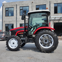 Tracteur-pelleteuse à quatre roues hydraulique certifié CE, 100 CV, 120 CV, avec cabine climatisée – Vente chaude
