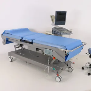 Kağıt ile yeni tasarım elektrikli muayene yatak hastane muayene kanepe yatak