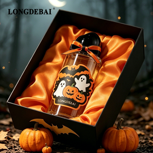 ขวดน้ำหอมแก้วเปล่าแบบพิเศษ All Saints' Day Children clear Sticker Crimp ขนาด 30 มล. 50 มล. 100 มล. 200 มล. พร้อมกล่องบรรจุภัณฑ์ - Product Image 1