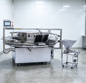 Nouvelle machine à gaufrettes automatique multi-12 moules à <span class=keywords><strong>disque</strong></span> rotatif, haute performance, sans intervention humaine, facile à utiliser, pour l'industrie alimentaire, en acier inoxydable 304 - Product Image 6