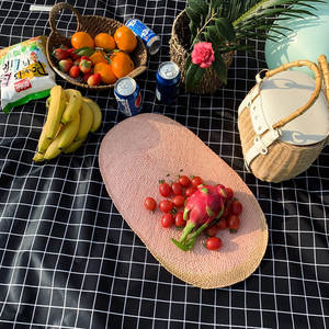 Tapis de pique-nique à carreaux Beilian, rectangulaire, imperméable, pour le camping en plein air, tapis de voyage portable, tapis à grille imperméable, utilisation au printemps - Product Image 1