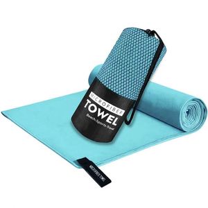 Microfiber Quick-Dry PVA Solid Color Sports Towel with Custom Logo for Fitness Gym Outdoor Use Gift - Product Image 3