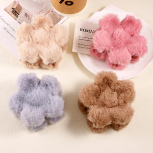 กิ๊บหนีบผมพลาสติกลายดอกไม้ขนาด 8 ซม. สำหรับผู้หญิงน่ารัก ฤดูใบไม้ร่วง ฤดูหนาว แบบกิ๊บฉลาม - Product Image 1