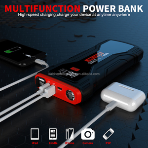 Démarreur portable 3000A 12V <span class=keywords><strong>pour</strong></span> voiture, <span class=keywords><strong>booster</strong></span> de <span class=keywords><strong>batterie</strong></span> 16000mAh, boîtier de démarrage robuste avec pince intelligente - Product Image 4