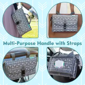 Baby Portable Diaper Changing Pad - Baby Changing Pad Diaper Changer Travel Bag