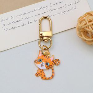 Llavero Creativo Mini de Metal con Diseño de Gato de Dibujos Animados, Accesorios Personalizados para Bolsos y Coches - Product Image 6