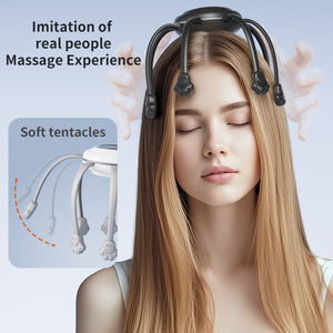Venta al por mayor de masajeador de cuero cabelludo ABS + silicona, masajeador de cabeza de pulpo eléctrico inteligente con adaptación multifuncional - Product Image 3