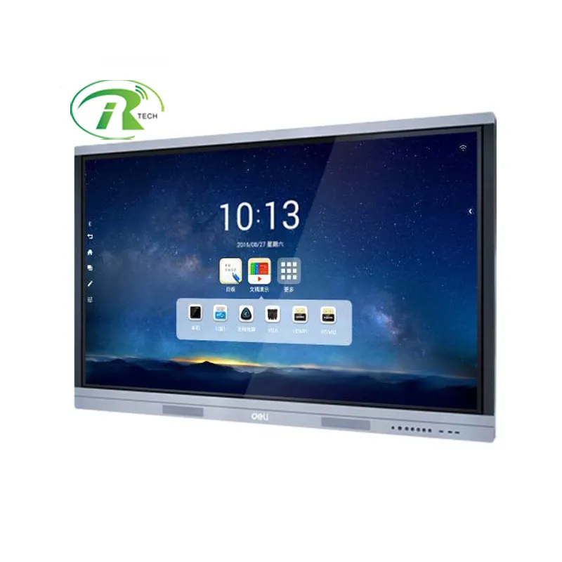 Заводская Лучшая цена 4K Android OPS 65 дюймов интерактивный дисплей смарт-доска 75 дюймов сенсорный экран монитор интерактивная доска