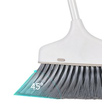 Ensemble balai et pelle magique en gros d'usine, poils doux anti-adhésifs, grattoir à cheveux durable, tête en plastique, style manuel, emballé dans un sac