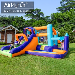 Maison gonflable Airmyfun en PVC avec toboggan Maison gonflable avec souffleur <span class=keywords><strong>Grand</strong></span> château gonflable pour enfants - Product Image 3