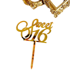 Decoración de Pastel Acrílica Hello 30, Decoración de Pastel de Cumpleaños Número 16, Decoración de Pastel de Novia para el Día de San Valentín, Suministros para Decoración de Pasteles de Boda - Product Image 4