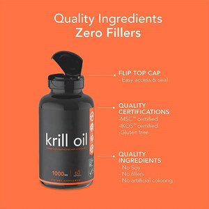 OEM Vente Chaude Huile de Krill Oméga-<span class=keywords><strong>3</strong></span> Naturelle en Vrac 650 mg Capsules Molles à Marque Blanche Supplément Céto - Product Image 4