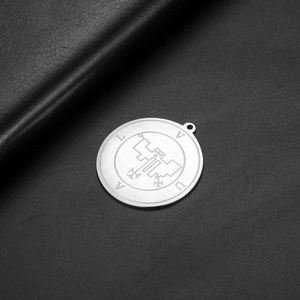 Lista de demonios en el colgante vintage <span class=keywords><strong>Ars</strong></span> <span class=keywords><strong>Goetia</strong></span> de Salomón para collar, amuleto, accesorios de acero inoxidable al por mayor - Product Image 3