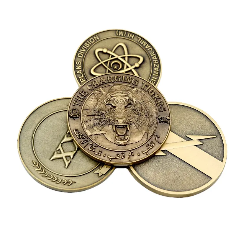 Personnalisé Vietnam Irish Security Golf Ball Marker Laiton Cuivre Métal Pas Cher Canada Pièces Laser Challenge Coin