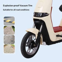 Vélo électrique personnalisé OEM/ODM 48V 350W, scooter électrique intelligent léger à deux roues en acier haute teneur en carbone pour adultes