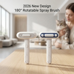 Accessoires pour animaux de compagnie Brosse à poils pour chat Chien 180 °   Pulvérisateur d'eau à vapeur rotatif et réglable pour l'intérieur, facile à nettoyer, pour <span class=keywords><strong>le</strong></span> toilettage et l'auto-nettoyage - Product Image 1